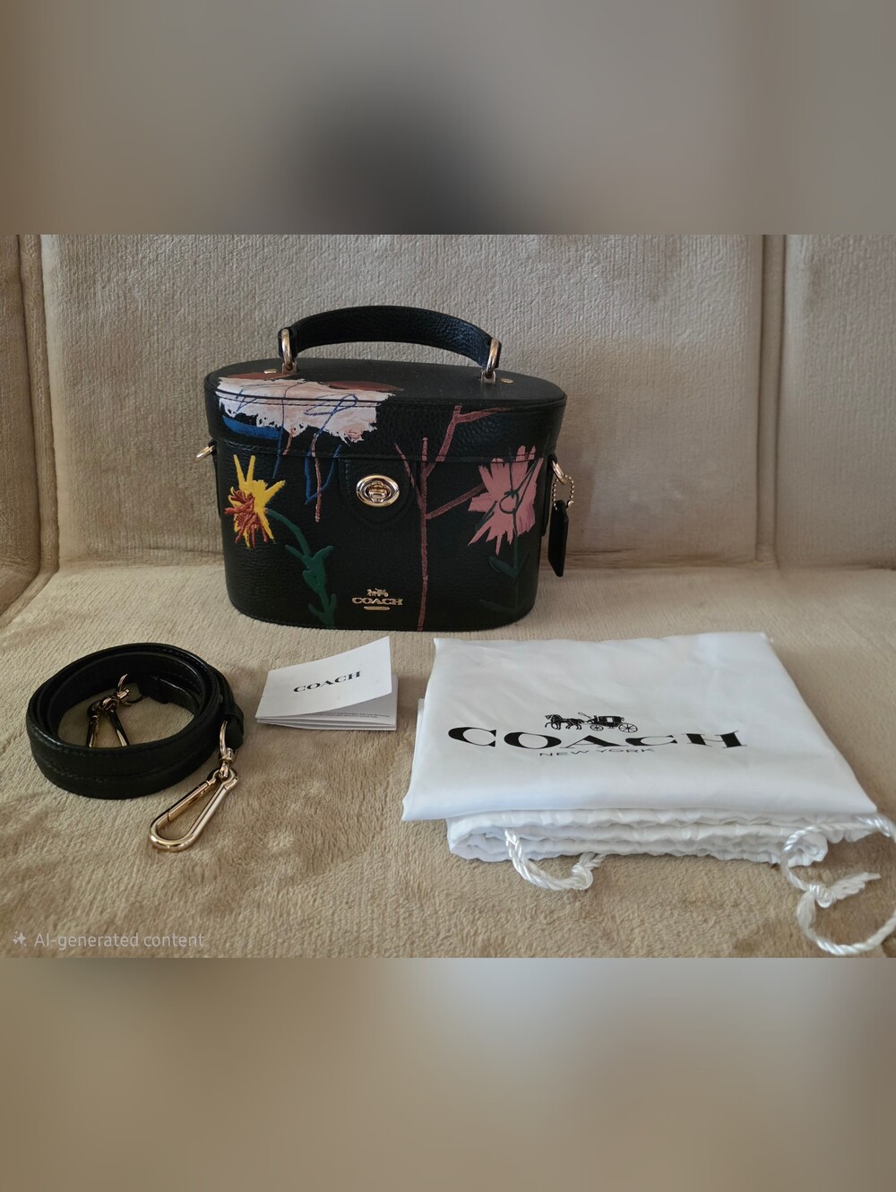 Coach x Jean-Michel Basquiat Kay Crossbody Bag - Rare Collector's Item